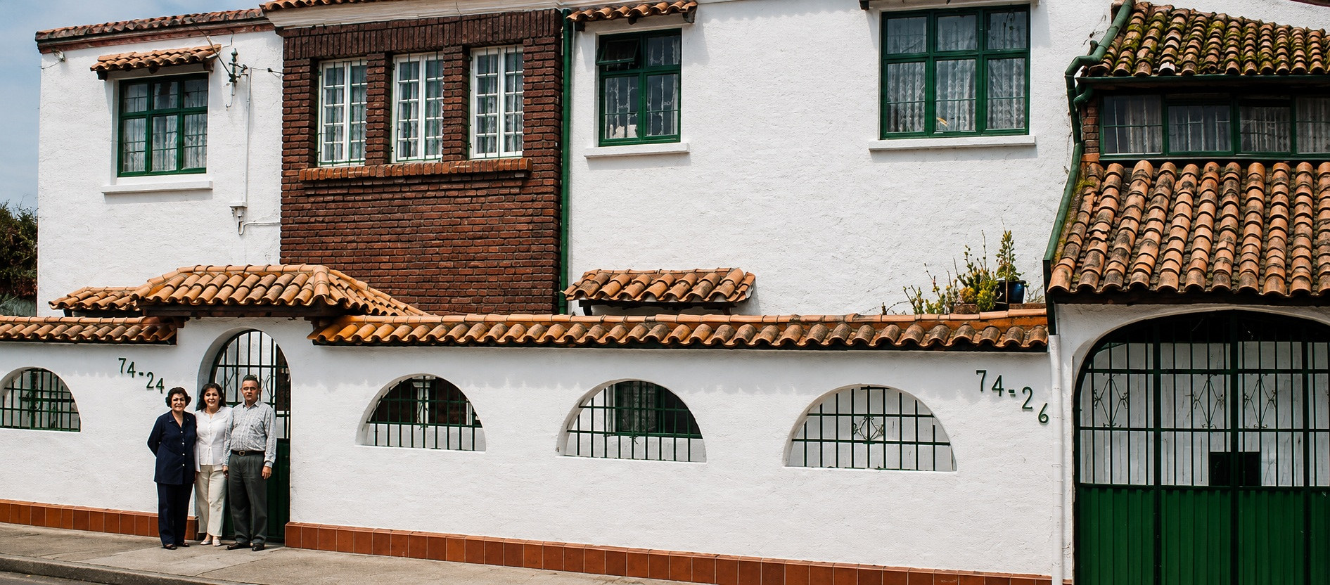 La casa en la calle 74 poco antes de dejar de ser de la familia, en 2017
